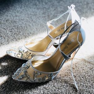 Bella belle Embellished Crystal Wedding Heels